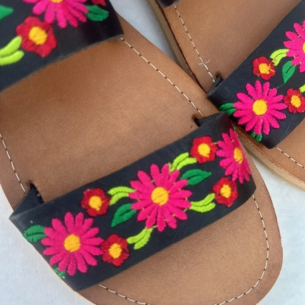 New HECHO EN MÉXICO Sandals SZ 8 - Picture 6 of 6